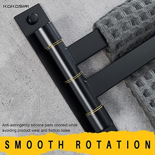 Premium Stainless Steel Swivel Towel Bar for Home Bathroom