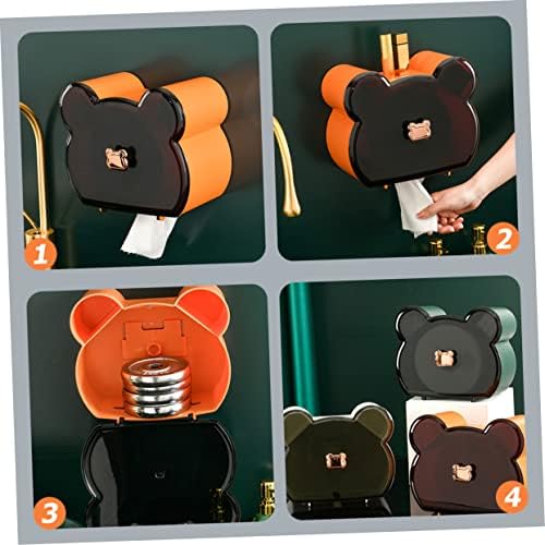 Gleavi Gentle Abs Material Face Towel Holder Toilet Paper Holder Wall Mount