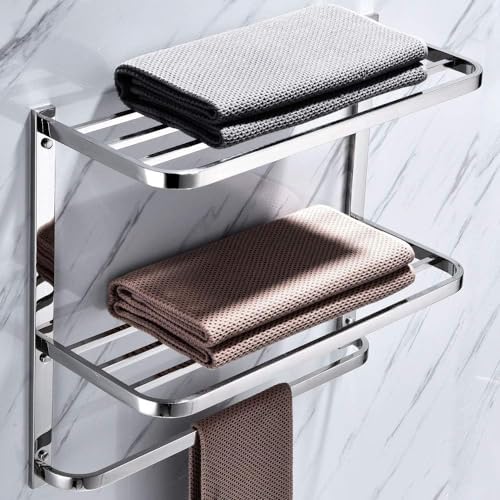 30-inch bathroom towel bar multi-functional storage solution
