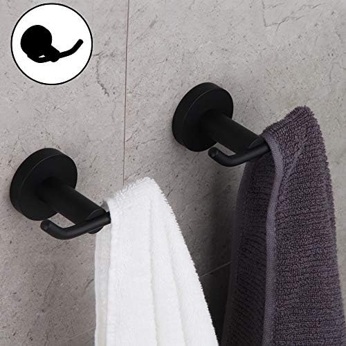 Double Pack Black Robe Hook