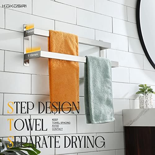 Sturdy Towel Bar for BathroomDIY Storage
