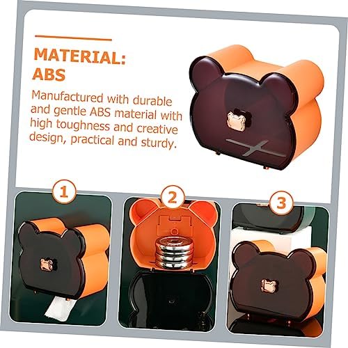 Gleavi Gentle Abs Material Face Towel Holder Toilet Paper Holder Wall Mount