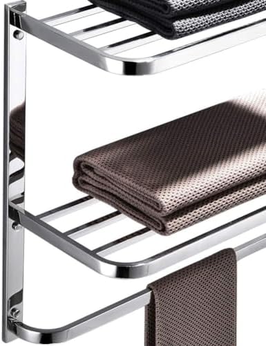 30-inch bathroom towel bar multi-functional storage solution