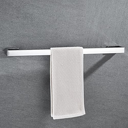 Full Polished Chrome Bath Towel Bar With 24-inch Length