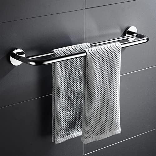 Sturdy Chrome Towel Bar for Bathrooms