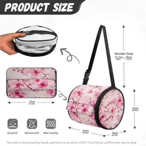 Peach Blossom Rolling Tissue Pouch