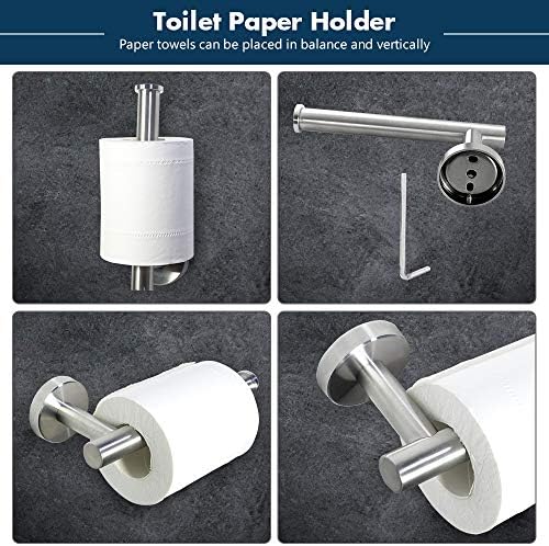 5-Piece Bathroom Set SUS304 Towel Bar Holder Set