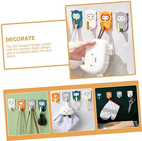 Happyyami 12Pcs Cute Cartoon Owl Wall Key Holders