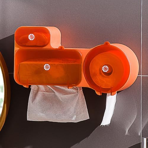 Gavigain Dual Port Wall-Mounted Toilet Paper Holder