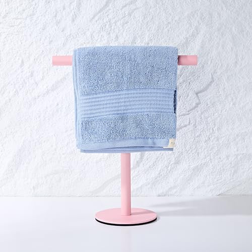 Stylish Pink Towel Holder Stand for Bathrooms kitchens or Vanities