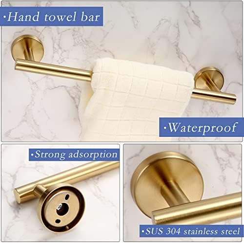 10pcs Gold Matte Bathroom Hardware Set for Modern Renovation