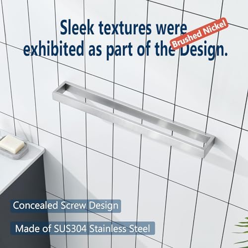 Rust-Proof Towel Bar Modern Design Easy to Install