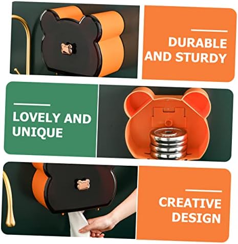 Elegant Face Towel Storage Box Wall-Mounted Toilet Paper Organizer