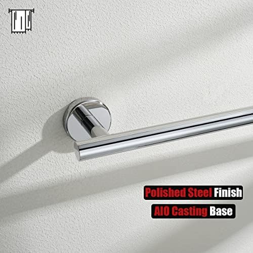 Durable bombed Chrome towel bar