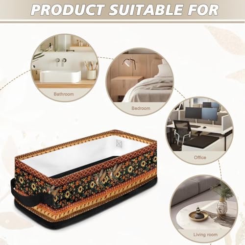 Sturdy Water-Resistant Toilet Paper Basket for Bathroom Organization