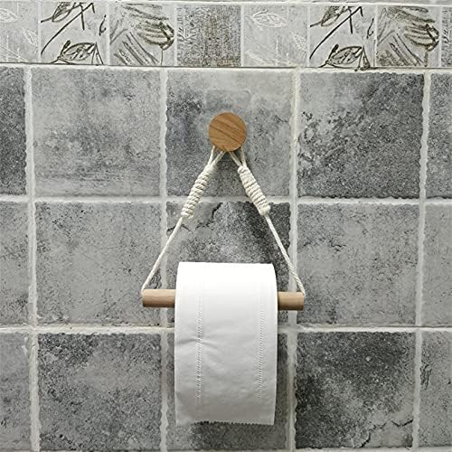 FORAO Retro Retro Black and White Bathroom Toilet Roll Holder Orange