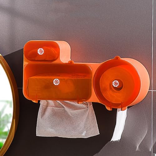 Restokki Wall-Mounted Dual-Port Tissue Holder Durable Aesthetic