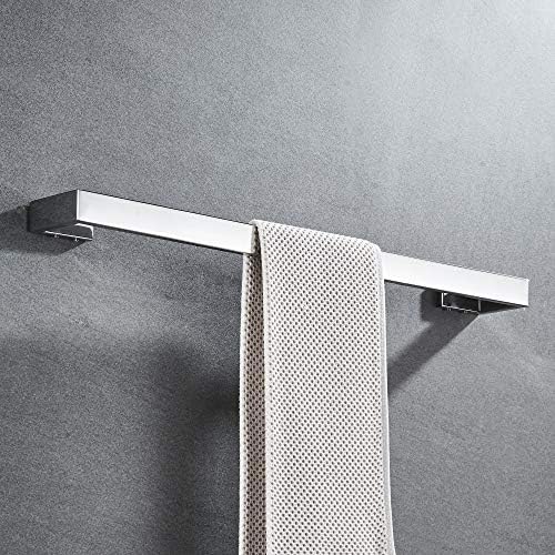 Full Polished Chrome Bath Towel Bar With 24-inch Length