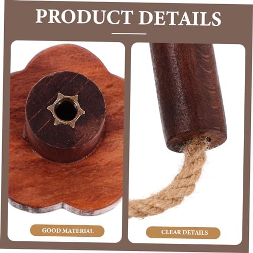 Space-Saving Rope Wooden Toilet Paper Holder