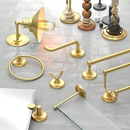 Gatco 5056 Designer II Robe Hook Wall-Mounted in Brushed Brass