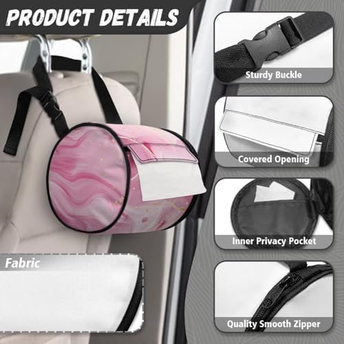 KUIFORTI Portable Cat-Proof Toilet Paper Holder for RV Camping Travel