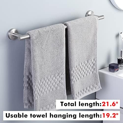 Stainless Steel 192-Inch Bathroom Towel Bar