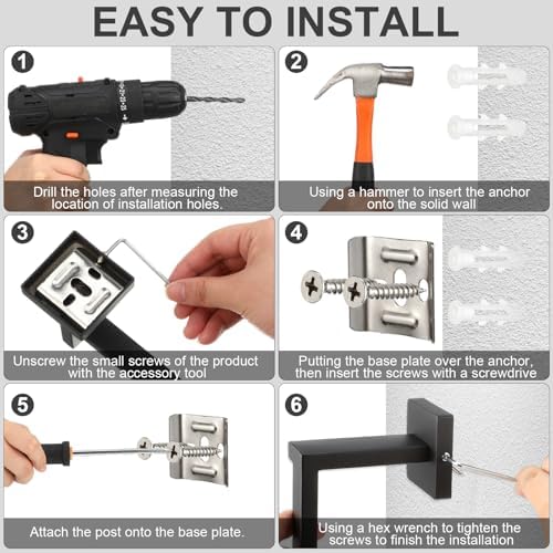 Gisafai 10-Piece Bathroom Hardware Accessories Set