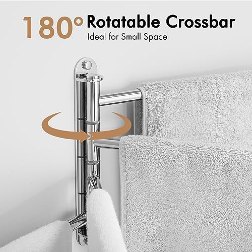 195-inch Swivel Towel Rack