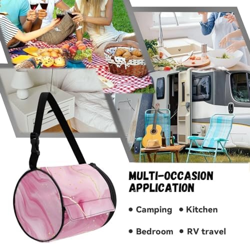 KUIFORTI Portable Cat-Proof Toilet Paper Holder for RV Camping Travel