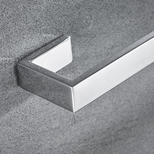 Full Polished Chrome Bath Towel Bar With 24-inch Length