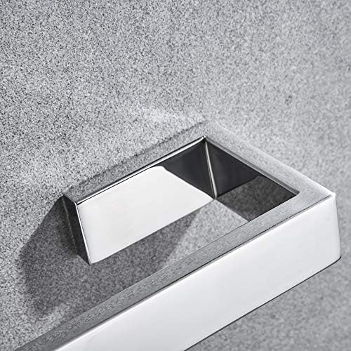 Full Polished Chrome Bath Towel Bar With 24-inch Length