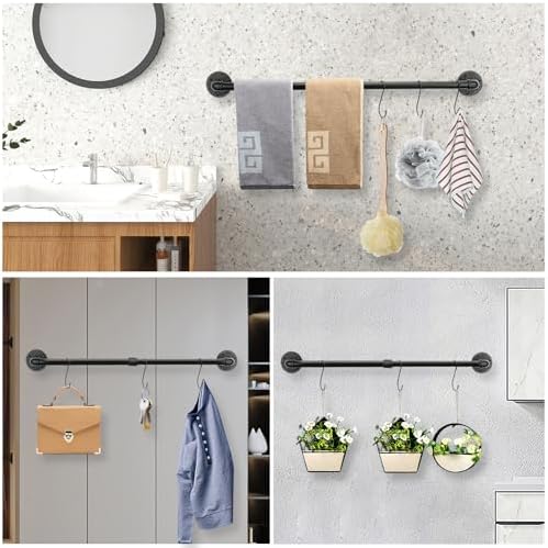 NearMoon Industrial Towel Bar