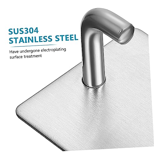 Functional Modern 4-Piece Stainless Steel Wall Towel Hanger Set with Door Coat Holders for Home closet