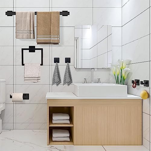 Sturdy 7-Piece Bathroom Hardware Set 304 Stainless Steel