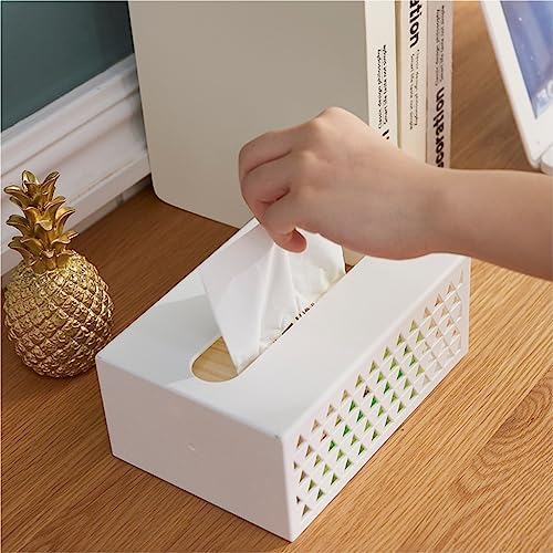 Wall-Mounted Abs Toilet Paper Holder Punch-Free Durable Bathroom Storage