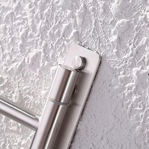 Washroom 2-Arm Towel Bar with SS Finish