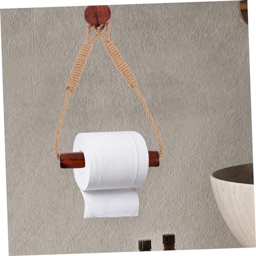PAMINGONO Rustic Wall-Mounted Toilet Paper Holder