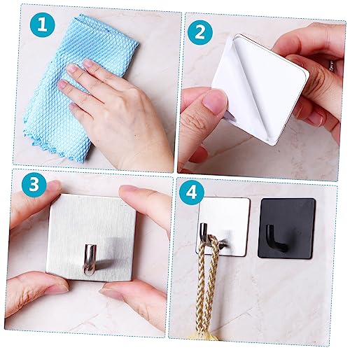 Wall-Mounted Towel Hook for Bathroom Small Space Adhesive Towel Holder
