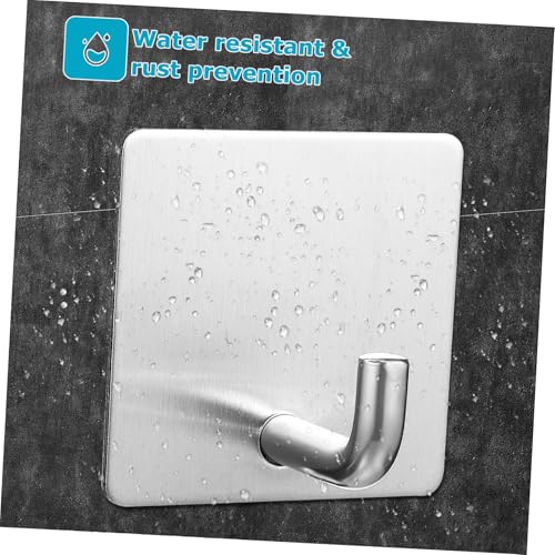 Functional Modern 4-Piece Stainless Steel Wall Towel Hanger Set with Door Coat Holders for Home closet