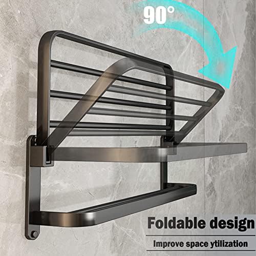 Sturdy Towel Rack with Double Towel Bars for Bathrooms