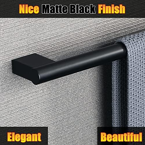 Premium Black Towel Bar