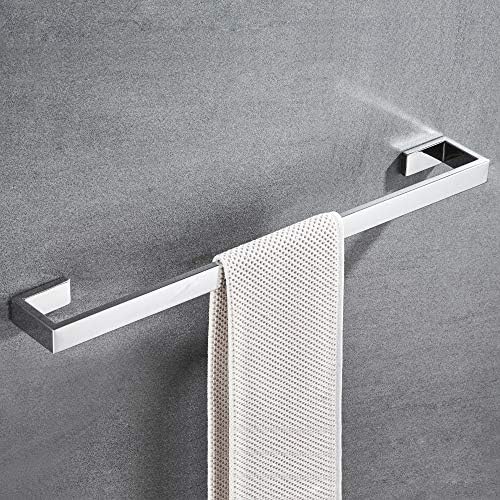 Full Polished Chrome Bath Towel Bar With 24-inch Length