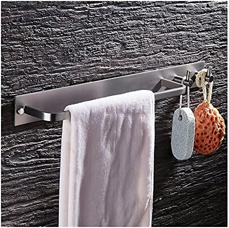 Stylish Black Aluminum Towel Bar