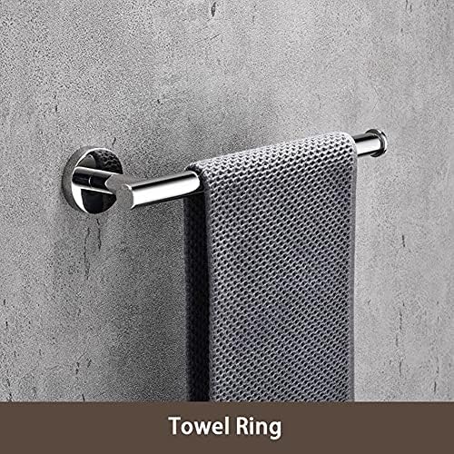 Sturdy Stainless Steel Towel Bar With Mirror Holder for Bathrooms