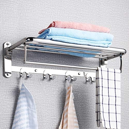 Perfect for the Bathroom or Kitchen - Durable Stylish Towel Rack